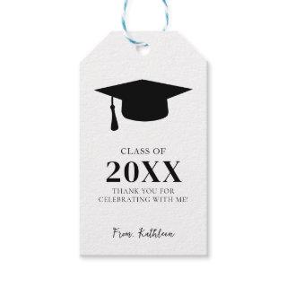 Graduation Thank you Grad Party Favor High School Gift Tags