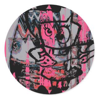 Graffiti grunge graphic sticker