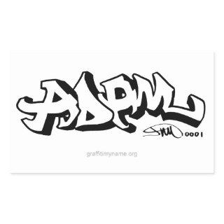 Graffiti My Name Stickers