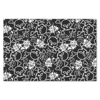 Graffiti skulls tissue paper