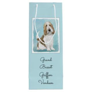 Grand Basset Griffon Vendeen - Original Dog Art Wine Gift Bag