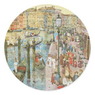 Grand Canal, Venice by Maurice Prendergast Classic Round Sticker