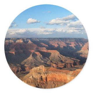Grand Canyon seen from South Rim in Arizona Classic Round Sticker