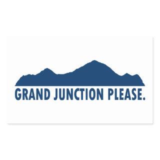 Grand Junction Colorado Please Rectangular Sticker