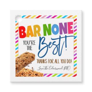 Granola Bar Gift Tag