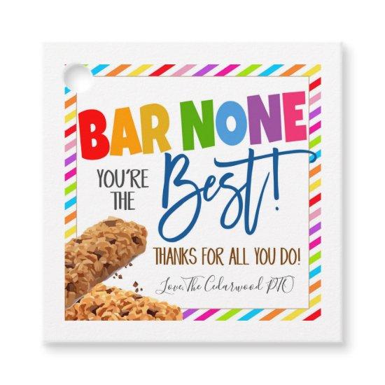 Granola Bar Gift Tag