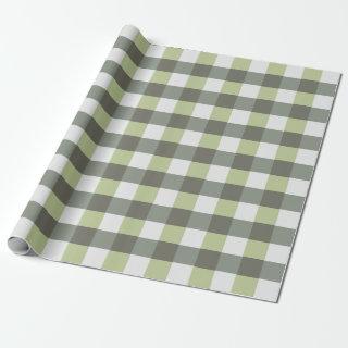 Graphic Woven Green Grey Pattern