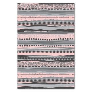 gray and yellow tribal geometric shapes pattern tissue paper