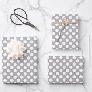 Gray Polka Dots, Polka Dot Pattern, Dots, Dotted  Sheets