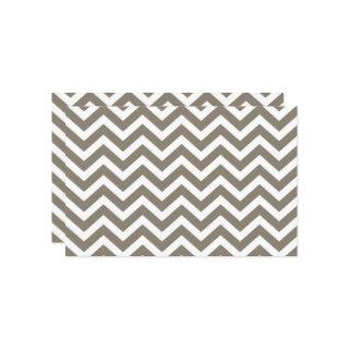 Gray & White Thick Chevron Wedding V3 Cardstock