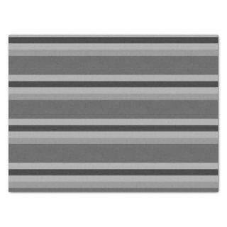 Grayscale Stripes Pattern   Tissue Paper