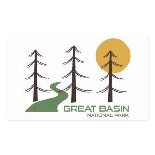 Great Basin National Park Trail Rectangular Sticker