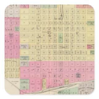 Great Bend, Albert, Kansas Square Sticker