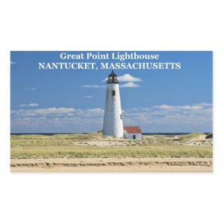Great Point Lighthouse, Nantucket, MA Stickers