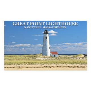 Great Point Lighthouse, Nantucket, MA Stickers