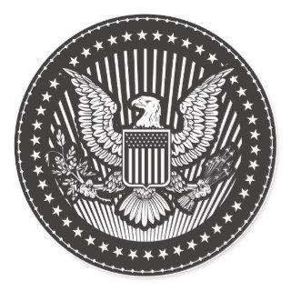 Great Seal of the United States Round Sticker