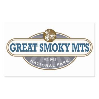 Great Smoky Mountains National Park Rectangular Sticker