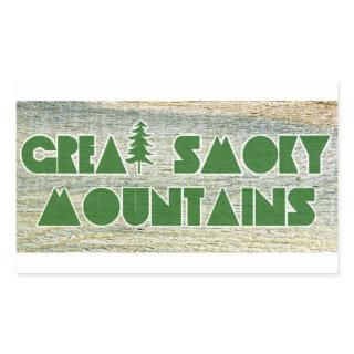 Great Smoky Mountains National Park Rectangular Sticker