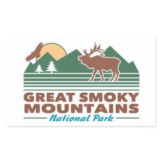 Great Smoky Mountains Rectangular Sticker