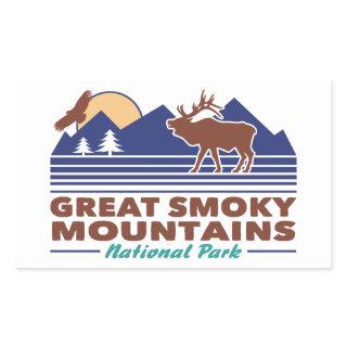 Great Smoky Mountains Rectangular Sticker