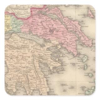 Greece 5 square sticker