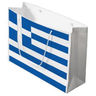 Greece Flag Large Gift Bag