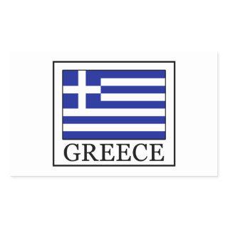Greece Rectangular Sticker