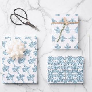 Greek toga birthday party with blue element  sheets