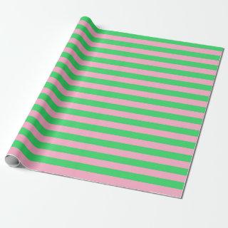 Green and Pink Stripes