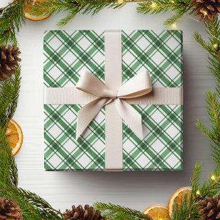 Green and White Plaid