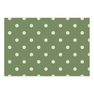 Green and white polka dot  sheets
