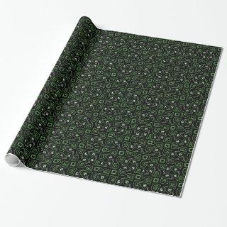 Green & Black Lizard pattern