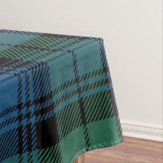 Green Blue Plaid Rustic Classic Campbell Tartan Tablecloth