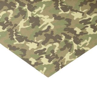 Green Camouflage Pattern Tissue Paper