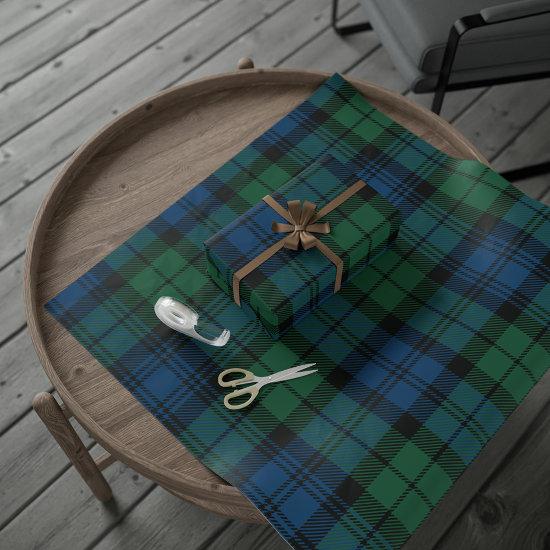 Green Check Plaid Rustic Classic Campbell Tartan