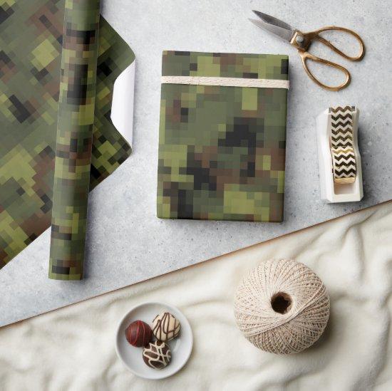 Green Digital Military Camo