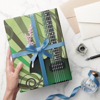 Green Electric Guitar