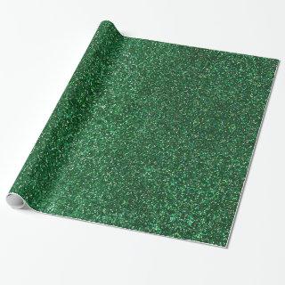 Green Emerald Glitter Sparkle Glam Elegant