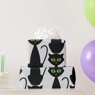 Green Eyed Black Cat