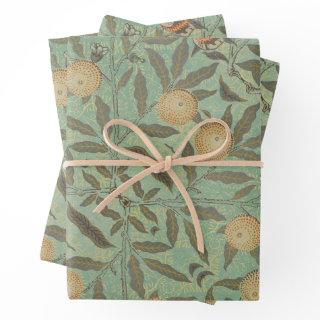 Green Foliage Vintage William Morris  Sheets