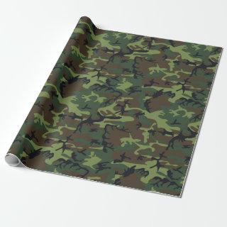 Green Forest Military Camouflage Pattern