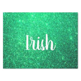 Green Glitter St Patrick's Day Irish Stylish 2021 Tissue Paper