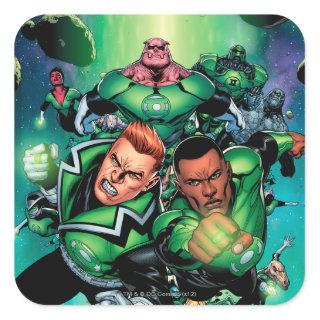 Green Lantern Corps Square Sticker