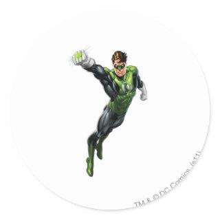 Green Lantern - Fully Rendered,  Arm out Classic Round Sticker