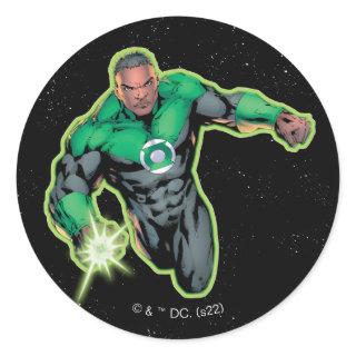 Green Lantern John Stewart Classic Round Sticker