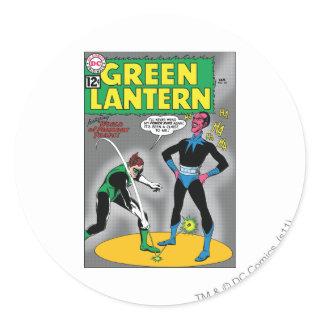 Green Lantern Removes Ring Classic Round Sticker