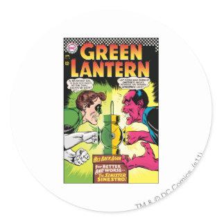 Green Lantern vs Sinestro Classic Round Sticker