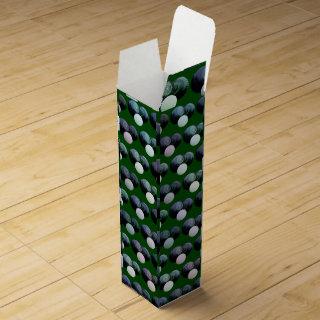 Green Lawn Bowls Pattern, Wine Gift Box