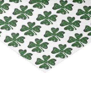 Green lucky clover St Patrick's Day tissue paper