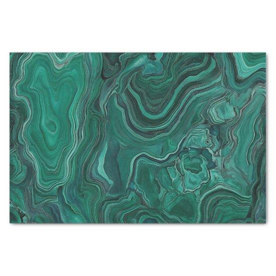 Green Malachite Stone Tissue Paper